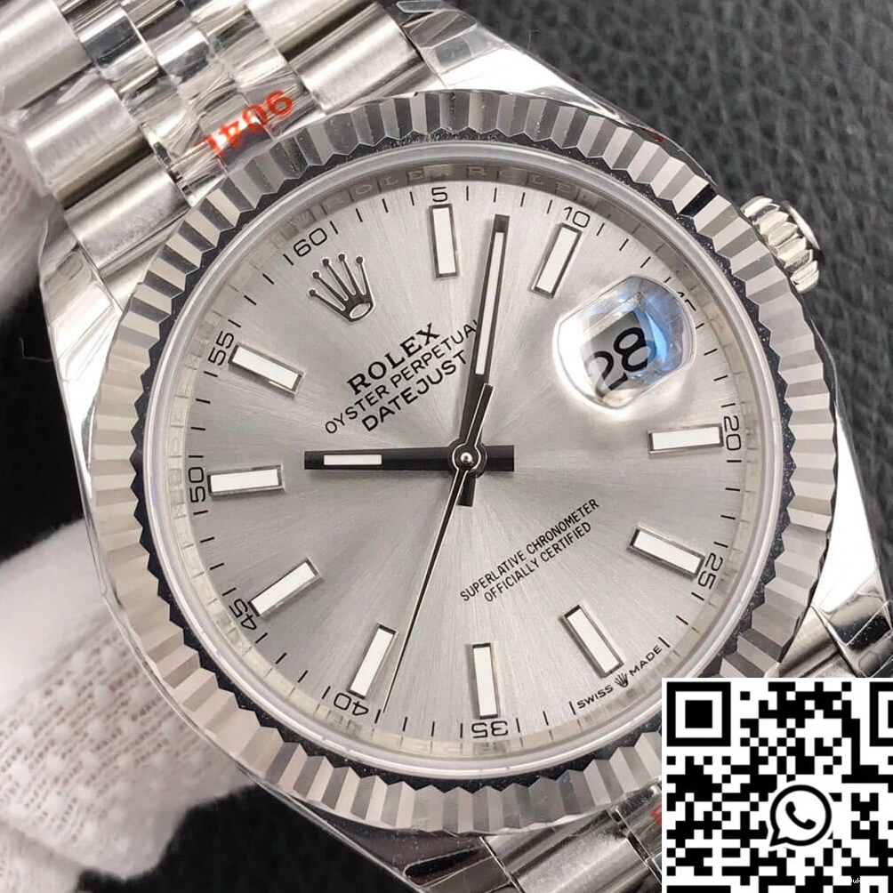 Factory Stainless M126334-0004 Datejust Steel EW Rolex 0420